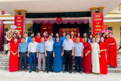 TRƯỜNG TIỂU HỌC B NGHĨA HƯNG  LONG TRỌNG TỔ CHỨC LỄ KHAI GIẢNG NĂM HỌC 2026-2027