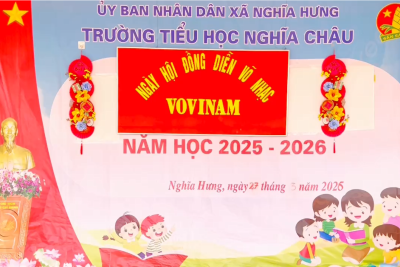 Trường Tiểu học Nghĩa Châu tích cực tổ chức triển khai Chương trình đồng diễn Ngày hội võ nhạc Vovinam năm học 2025–2026.