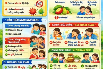 TRƯỜNG TIỂU HỌC NGHĨA CHÂU TUYÊN TRUYỀN PHÒNG, CHỐNG DỊCH BỆNH DO VIRUS NIPAH