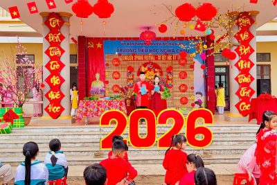 TRƯỜNG TIỂU HỌC NGHĨA CHÂU TỔ CHỨC LỄ SƠ KẾT HỌC KÌ I VÀ CÁC HOẠT ĐỘNG TRẢI NGHIỆM CHÀO XUÂN 2026