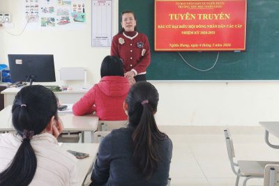 Trường Tiểu học Nghĩa Châu tổ chức các hoạt động tuyên truyền hướng tới đại hội XIV của Đảng và bầu cử đại biểu quốc hội khóa XVI và bầu cử đại biểu Hội đồng nhân dân các cấp nhiệm kì 2026-2031