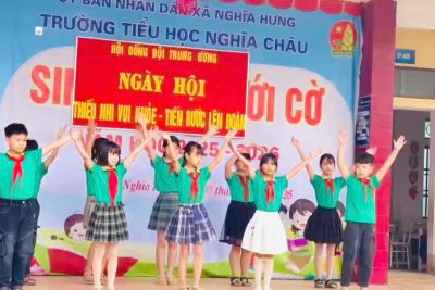 TRƯỜNG TIỂU HỌC NGHĨA CHÂU TỔ CHỨC NGÀY HỘI  “THIẾU NHI VUI KHỎE – TIẾN BƯỚC LÊN ĐOÀN” NĂM HỌC 2025 – 2026